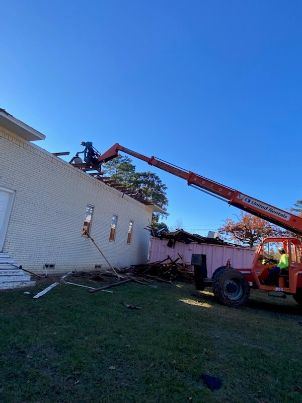 Grant's Roofing and Construction Tatum TX Church Project 2021